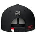 thumbnail image 4 of Men's Fanatics Black Detroit Red Wings Authentic Pro Prime Snapback Hat, 4 of 4