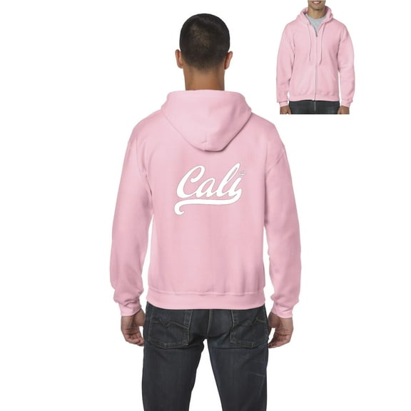 Mens California Cali Full-Zip Hooded Sweatshirt