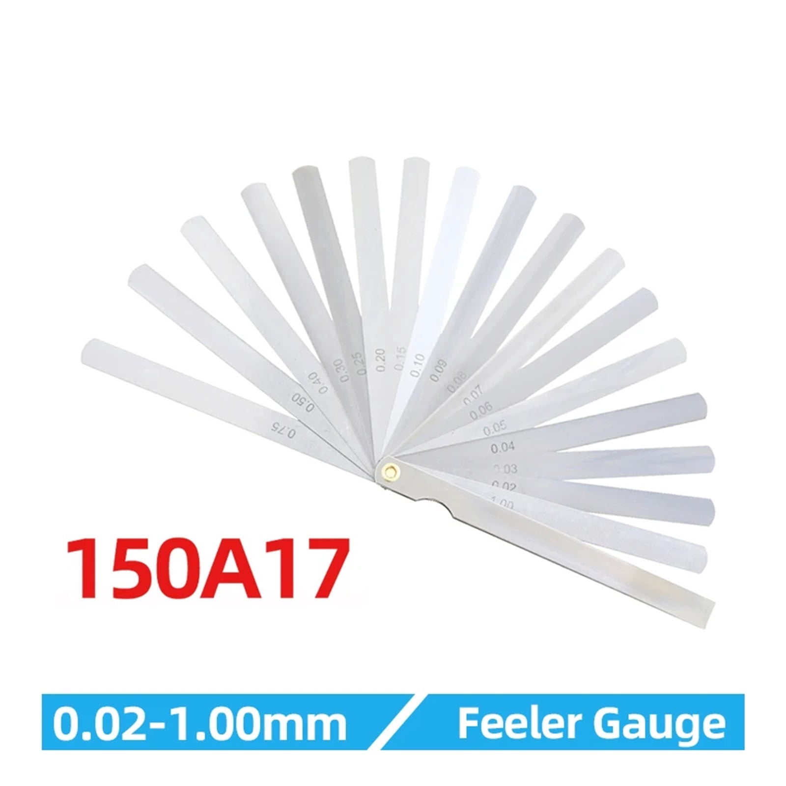 150A17 Feeler Gauge Metric Probes For Gap Sheet Gauge Blades Measurment Tools Gauge Set Leaf Filler Thickness ,Corrosion-Resistant