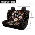 thumbnail image 4 of CHAQLIN Car Bench Seat Covers for Car Interior Automotive, Floral Butterfly Set of 2 Pieces Car Seat Cover Non-Slip Dirt and Scratch Proof, 4 of 4