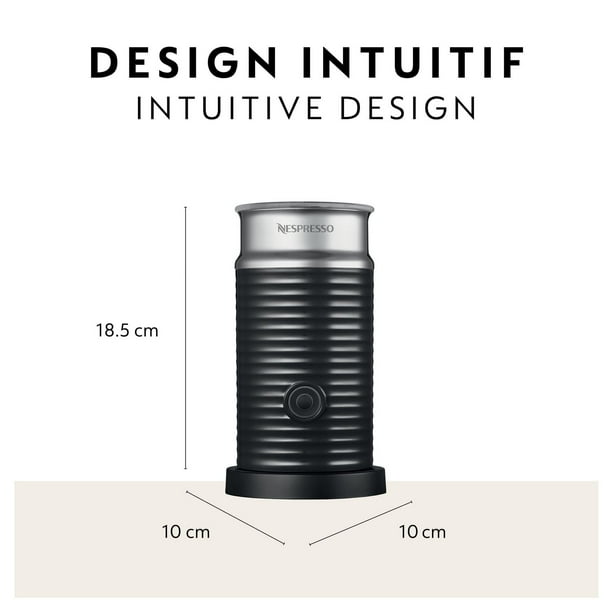 Nespresso® Aeroccino 3 Milk Frother, Black, Milk Frother