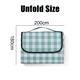 thumbnail image 2 of Manta de picnic portátil extragrande para exteriores, resistente a la arena, impermeable, plegable, para picnic, césped, playa, manta práctica, resistente a la arena y al césped, manta de, 2 of 6