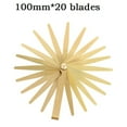 thumbnail image 3 of 1 Set High Precision Metric Thickness Feeler Gauge 0.05-1m 13/20 Blade Brass Measure Tools Hand Testing Measuring Supplies, 3 of 3