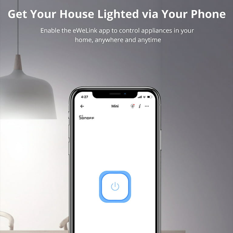 SONOFF MINI R2 DIY Two Way Smart Switch Small Body Remote Control WiFi  Switch Support An External Switch Work With Google Home/Nest IFTTT & Alexa