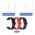 thumbnail image 2 of Correa Silicona 3pz Para Huawei Watch Fit 3/4 + 4 Micas Xtellar multicolor, 2 of 3