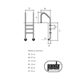 thumbnail image 4 of Escalera para Píscina, Tina con hidromasaje para Exterior - Sensity, 4 of 4