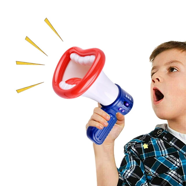 Novelty Horn Toy Voice Changer Speaker Voice Changing Loudspeaker Amplifies Sound Effect Megaphone Kids Gift