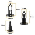 thumbnail image 3 of Unique Bargains 100pcs Car Mudguard Clip Auto Bumper Retainer Fastener Push Rivet Black, 3 of 4