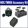 Panasonic HDC-TM900 Camcorder Accessory Kit includes: SDC-27 Case, SDVWVBN260 Battery, SDM-1551 Charger