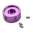 thumbnail image 4 of Tapa de botón de pedal de guitarra, tapa de interruptor de pie con tornillo, mantenimiento fácil de instalar Violeta, 4 of 8