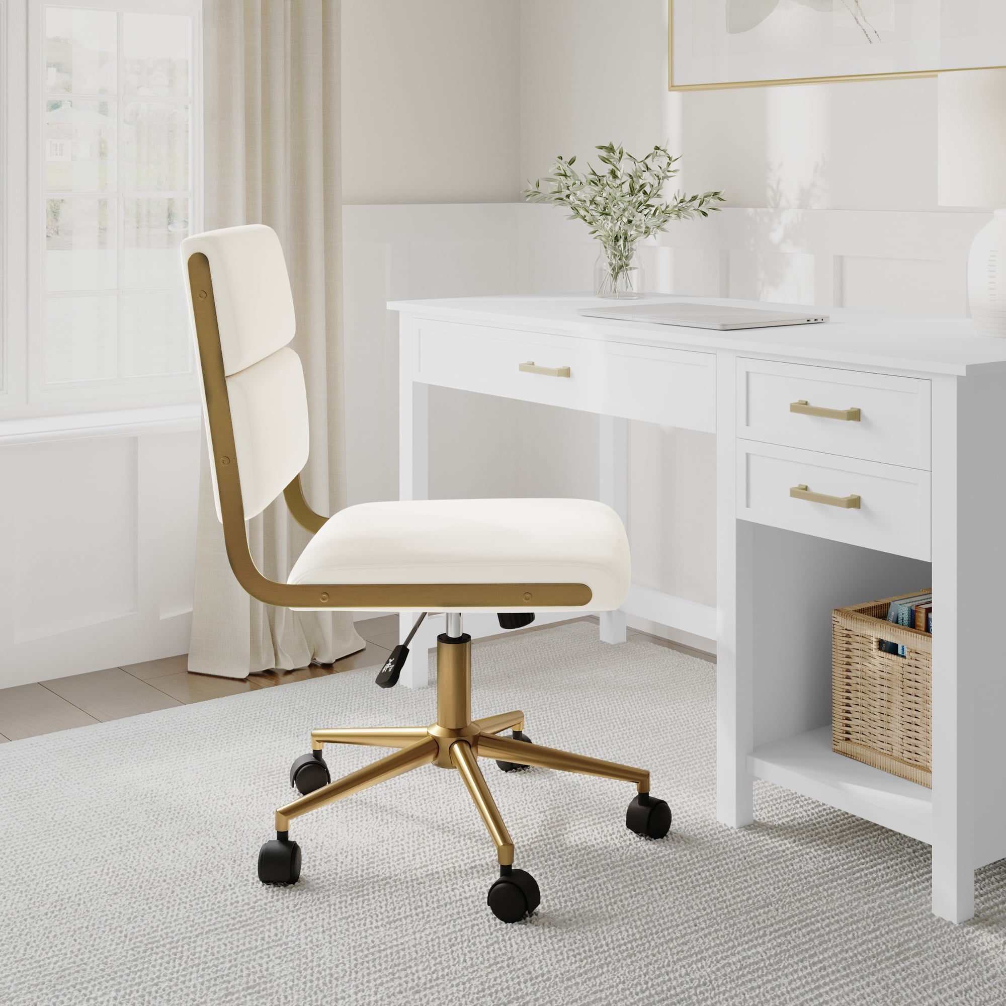 martha stewart upholstered office chair product