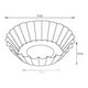 thumbnail image 3 of 50 moldes de aluminio para cupcakes, pasteles, repostería, utensilios para calentar la taza., 3 of 9