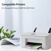 SG500 SG1000 Sublimation ink Cartridge Compatible For sawgrass Virtuoso SG500 SG1000 sublimation printer Black Cyan Magenta Yellow (4 Pack)