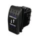 thumbnail image 1 of 12V 20A Winch In Winch Out ON-OFF-ON Rocker Switch 7 Pin LED blue, 1 of 5