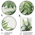 thumbnail image 3 of Designart "Minimalism Ferns Verdant gracefulness II" Ferns Metal Wall Art, 3 of 5