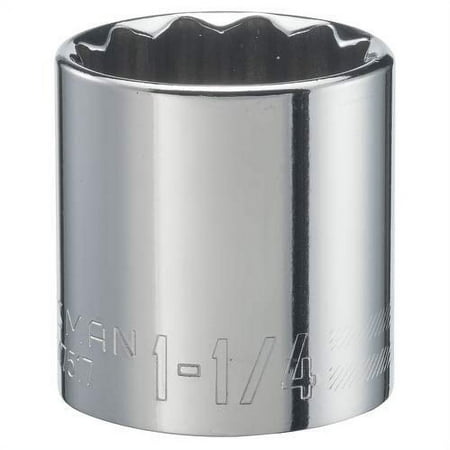 UPC: 0885911588591 | CRAFTSMAN Shallow Socket SAE 1/2-Inch Drive 1-1/4-Inch 12-Point (CMMT47517) Full Polish