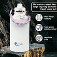 thumbnail image 3 of Arcticwind 64 oz Insulated Water Bottle, 304 Stainless Steel Leak Proof & BPA-Free, Half Gallon Water Bottle, Paracord Handle, 64oz Water Bottle Triple Wall Thermal Sweat-Proof Gallon Water Jug, 3 of 7