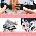 thumbnail image 4 of Dog Paw Print Foldable Car Trash Can Mini Trash Can with Lid Leak-Proof Hanging Storage Bag - Car Garbage Can, 4 of 6
