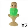 thumbnail image 1 of Runquan 2X Fake Patricks Beard Costume Accessories for Festive ST Patricks 2 Pcs, 1 of 8