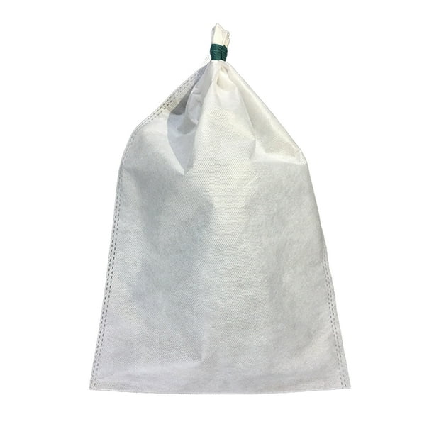 Scienceny Bolsas de red de protección de plantas efectivas de 100 piezas para protección de frutas bolsas de malla Jardín y Patio Estilo de cuerda blanca.