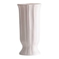 thumbnail image 2 of White Ceramic Vase, Modern Decorative Vase, Home Decor Accents for Living Room Table Centerpiece, Minimalist Ceramic Vase for Flowers and Interior Design, 2 of 6