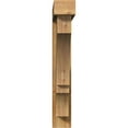 thumbnail image 2 of Ekena Millwork 6"W x 38"D x 38"H Balboa Block Rough Sawn Bracket w/ Offset Brace, Western Red Cedar, 2 of 25