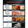 thumbnail image 3 of VEVOR Commercial Electric Meat Grinder, 7 lbs/min Capacity, #12 Industrial Meat Mincer with 2 Stainless Steel Blades, 2 Grinding Plates, 850W Heavy-Duty Sausage Maker Stuffer, 3 of 9