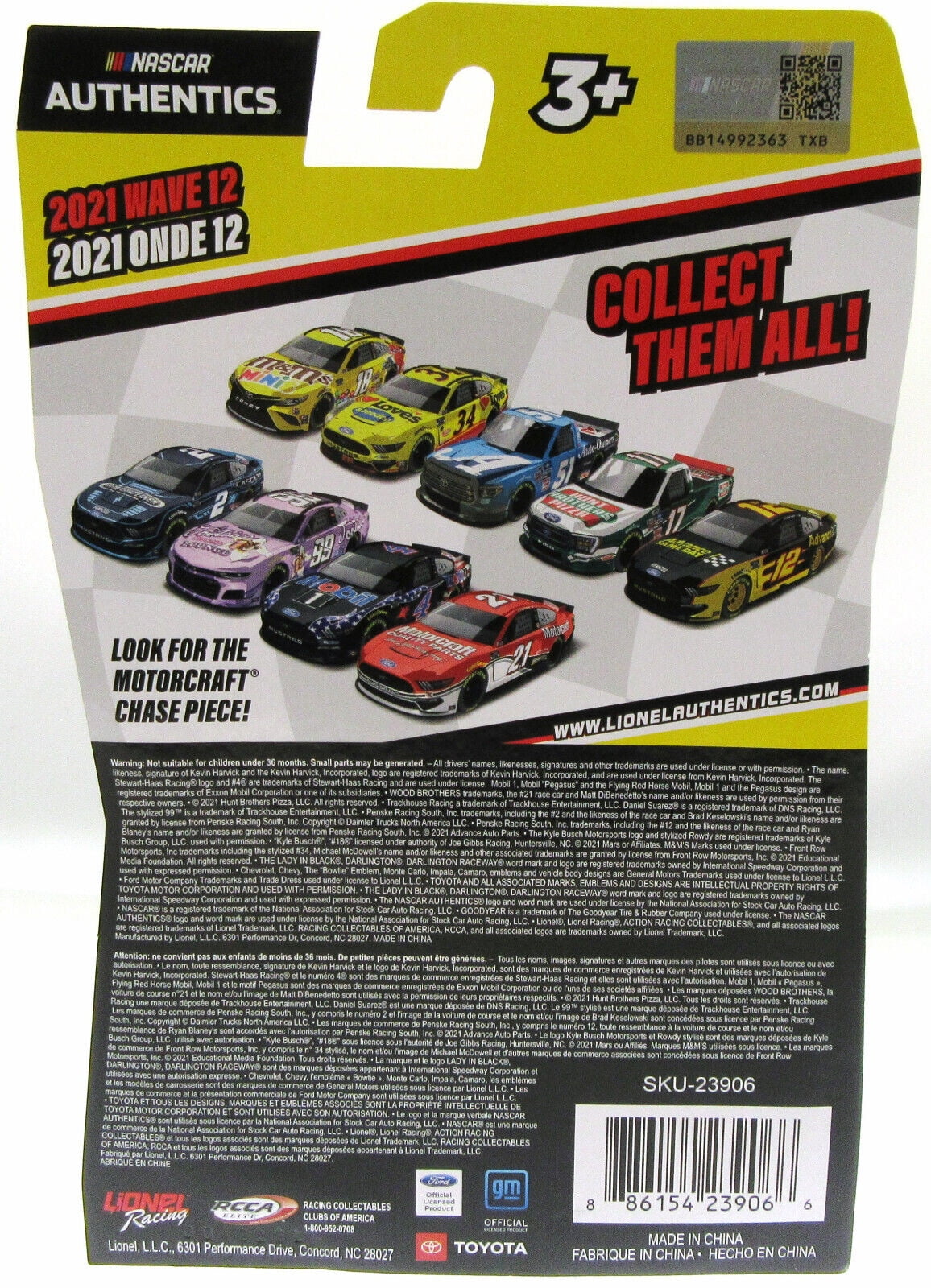 Michael McDowell ~ Love's Car ~ NASCAR Authentics ~ Die Cast 1:64 Scale