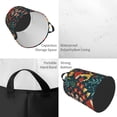 thumbnail image 2 of Fuzoiu Berries and Flowers Print Circular Hamper,Laundry Basket with Handle,Collapsible Laundry,Dirty Clothes Storage Basket,for Bedroom Bathroom Dorm Living Room-Small, 2 of 6