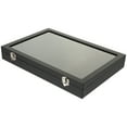 thumbnail image 5 of ELAYARD Sturdy Black Jewelry Box Organizer with Glass Lid Ideal for Home Jewelry Storage, 5 of 7