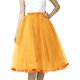 thumbnail image 1 of Faldas de Cintura Elástica para las Mujeres Multi Capa Colorida Gasa Media Falda Princesa Tutu para Partido Juego de Rol Verano, 1 of 7