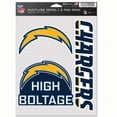 thumbnail image 1 of Wincraft NFL Décalcomanie Multi-Usage Los Angeles Chargers - Lot de 3, 1 of 1