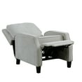 thumbnail image 4 of Relax-A-Lounger Sorrento Modern Push Back Recliner, Light Gray Woven Fabric, 4 of 12