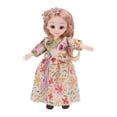 thumbnail image 2 of Kokiya 23cm BJD Doll with Dress & Shoes Removable Joints with Hair and Makeup Face Full, 2 of 4