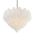 thumbnail image 4 of Crystorama Addis 16 Light Aged Brass Chandelier - 32"W x 21.5"H x 32"D, 4 of 12
