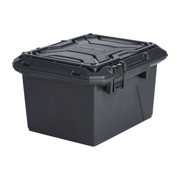 Plano Sportsman's Crate, Black, 16-Quart Lockable Storage Box - Walmart.com