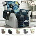 thumbnail image 4 of TSOVTHRID Black Cat Starry Night Print Recliner Chair Covers Recliner Slipcover Non-Slip Dog Chair Cover Washable Lazy Boy Recliner Cover Furniture Protector with Elastic Strap, 4 of 7