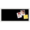 thumbnail image 2 of PinPix 28x12 Custom Cork Bulletin Board Solid Black Poster Board Has a Fabric Style Canvas Finish, Framed in Solid Black, by ArtToFrames (PinPix-622), 2 of 5