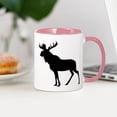 thumbnail image 3 of CafePress - MOOSE - 11 oz Ceramic Mug - Novelty Coffee Tea Cup, 3 of 4