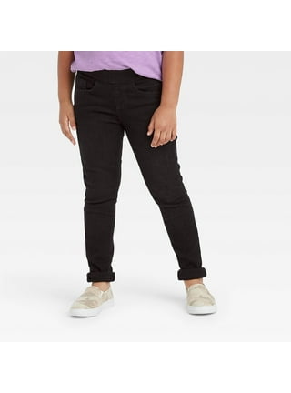 girls mid rise pull-on jeggings