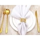 thumbnail image 5 of Juego de anillos para servilletas, decoración con soporte con hebilla, 12 piezas (dorado), 5 of 5