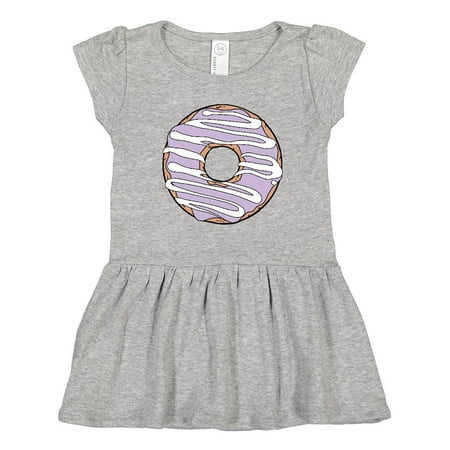 

Inktastic Purple Donut Doughnut Icing Frosting Glaze Gift Toddler Girl Dress