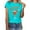 Mint Green, variant on Womens Oversized Workout Tshirts Aperol Spritz Graphic Short Sleeve T Shirt Casual Summer Tee Stylish Comfortable Top Y2K Blouse Tops S-3XL