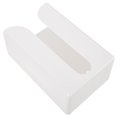 thumbnail image 4 of Shisuyan 1Pc Wall Mounted Desk Toilet Tissue Holder Kitchen Paper Storage Box Punch Free Napkin Organiser Container with Seamless Adhesive (White), 4 of 8