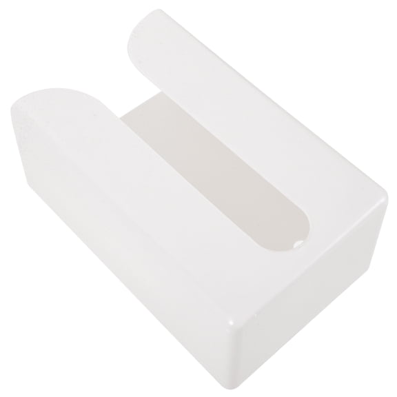 Wall Mounted Tissue Box Holder for Bathroom with Seamless Adhesive, Wall Storage Container