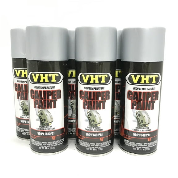 VHT SP735-6 PACK CAST ALUMINUM Brake Caliper Paint, Drums, Rotors Paint - High Heat -11oz