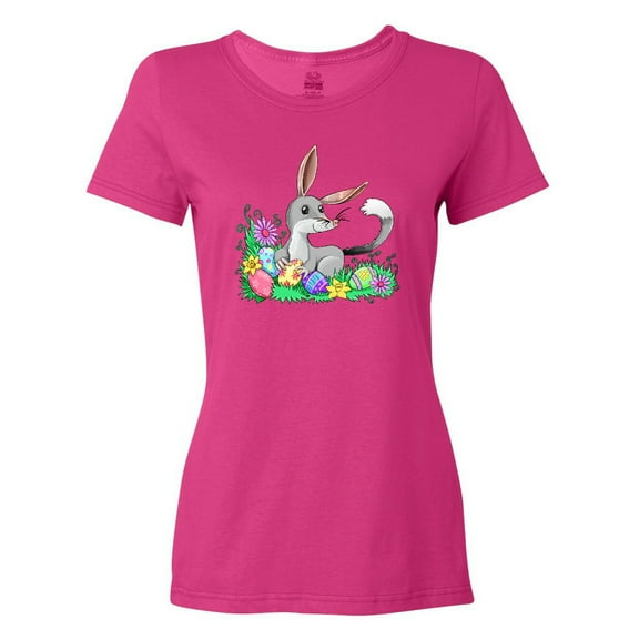 Inktastic Easter Bilby with Eggs and Flowers Women's T-Shirt