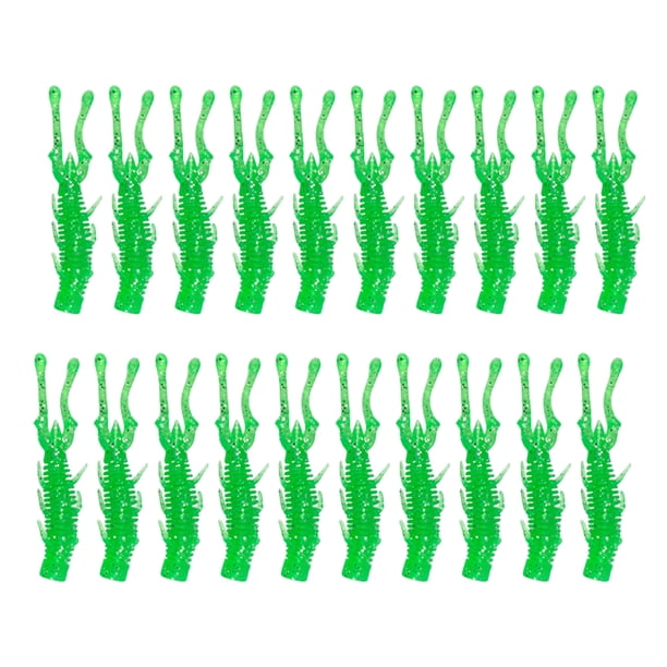 Yuarrent Cebos de pesca Señuelos de simulación Cebo de agua de mar Swimbait Stream Soft Professional Crankbait Accesorios Fisherman Red Pescar Verde Yuarrent OD020937-05