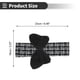 thumbnail image 4 of Cojín para cinturón de seguridad negro y blanco de Bargains Únicos, poliéster y lino de algodón, 23 cm, cojín para correa de cinturón de seguridad, 2 Pcs, 4 of 6