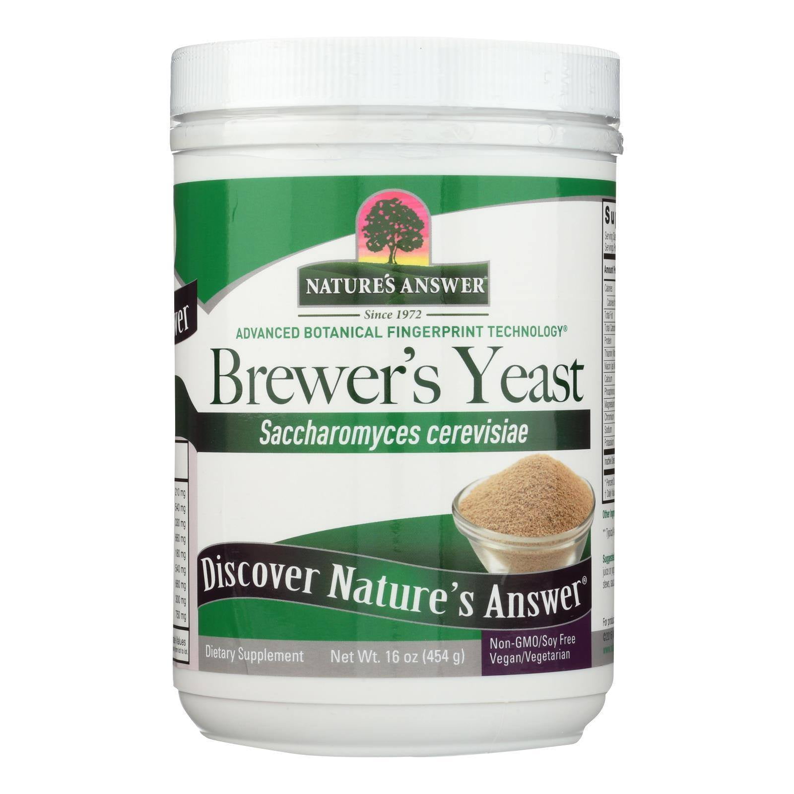 Nature's Answer Brewers Yeast Gluten Free 16 oz
